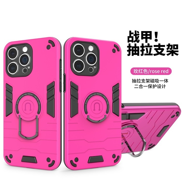 Factory Directly Sale Hybrid TPU PC 2 in 1 Case Car Magnetic Ring Holder Phone Case For Huawei Pura 70 Ultra/nova 12i/Mate 60