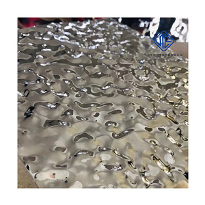 Drops of water ripple/color coated 201 304 316 stainless steel panels/plates for decoration