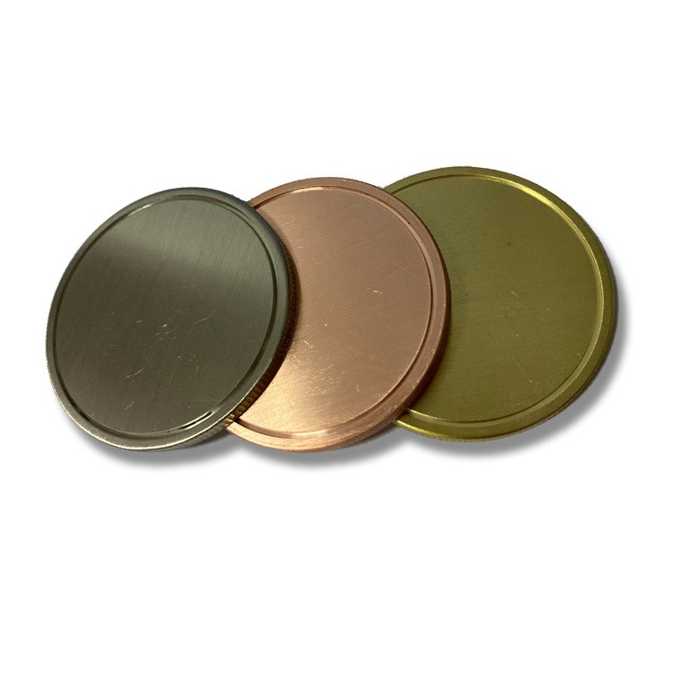 Factory price brass metal blank copper challenge coin