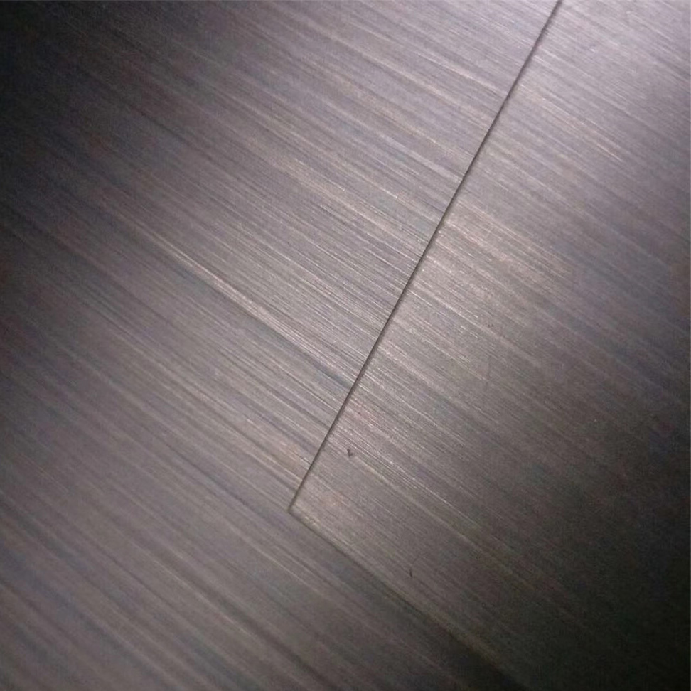 Color Coated Hairline Stainless Steel 0.5mm 1mm 2mm Copper Clad Laminated Sheet