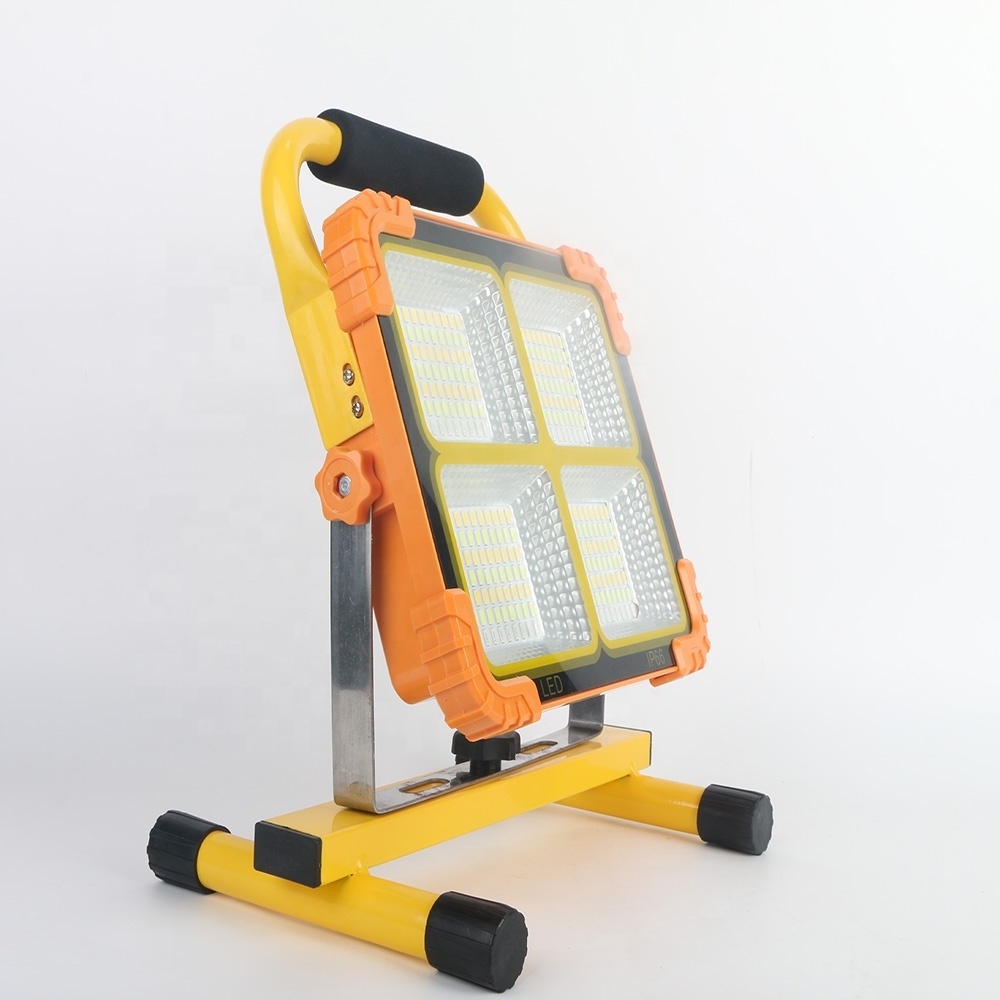 OKELI Portable Outdoor Led 80W 100W 120W Waterproof Ip65 Security Focus Solar Flood Lights