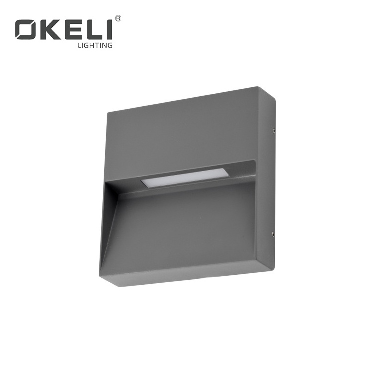 OKELI waterproof IP65 AC 220v recessed led step lights stair wall light