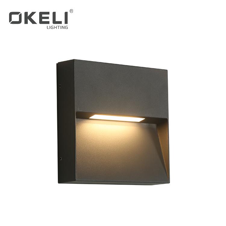 OKELI waterproof IP65 AC 220v recessed led step lights stair wall light