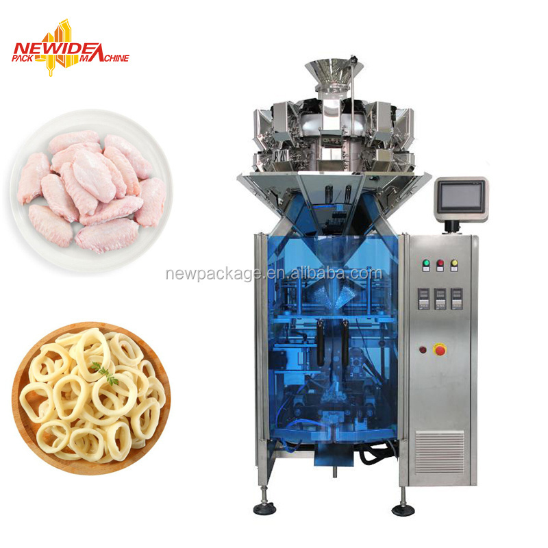 Automatic Frozen Chicken Meat Fish Seafood Food Packaging Machine