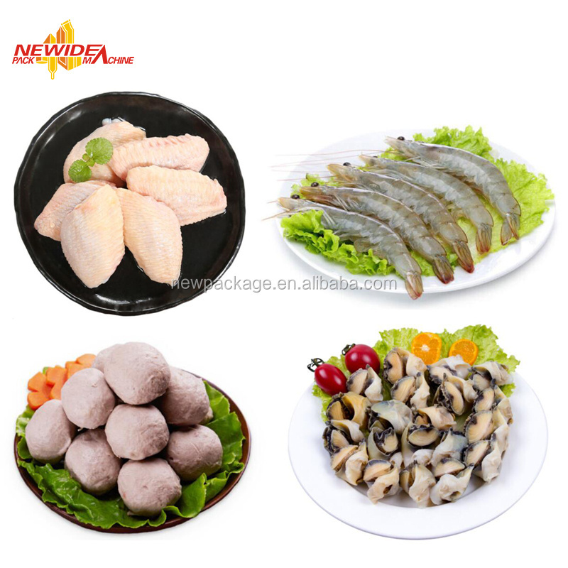 Automatic Frozen Chicken Meat Fish Seafood Food Packaging Machine