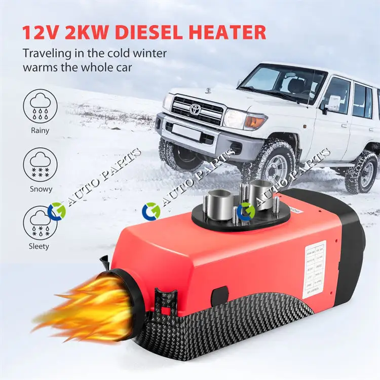 Newpars High quality 5KW 12V volt Heater Gasoline Air Heater Petrol Parking Heater for Caravan car truck boat