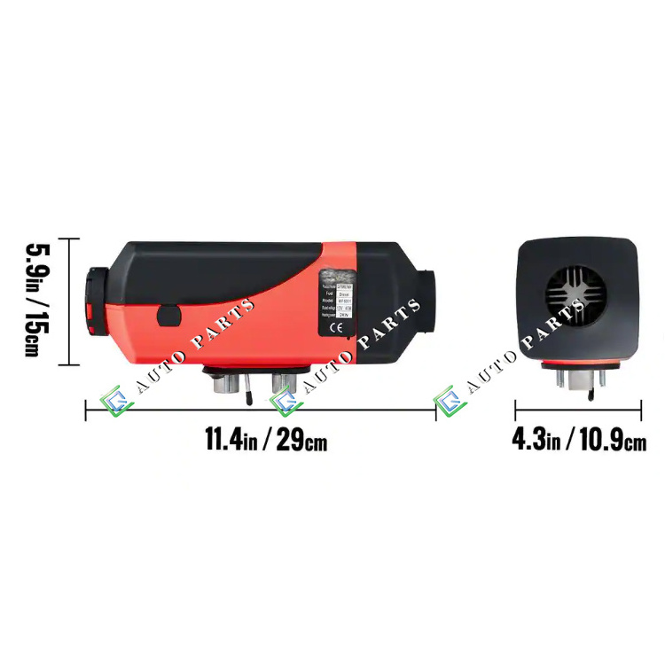 Newpars auto parts Car Air Conditioner System 2kw 5kw  12V Diesel Cabin Heater Air Parking Heater With Complete Kits