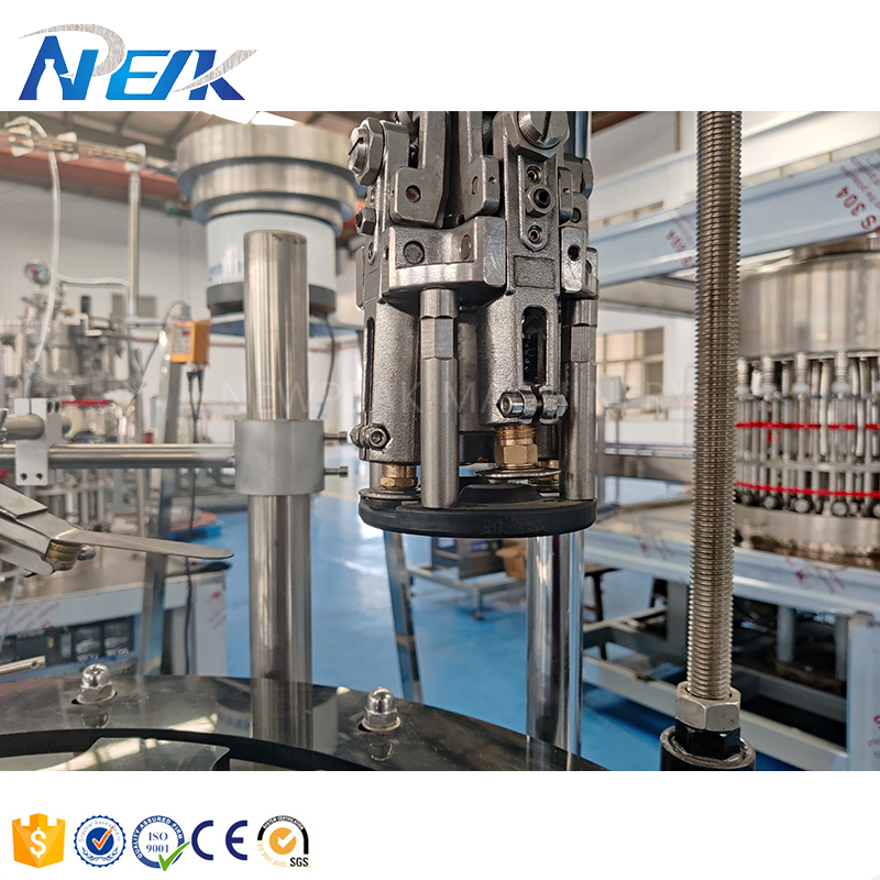 Automatic Glass Bottled Carbonated Drinks Filling Line Soda Beer Bottling Machine