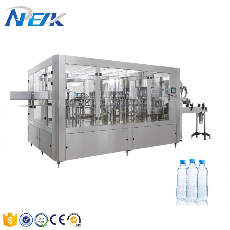 Pure Water Filling Capping Bottling Machine For Full Automatic 330Ml 550Ml Plastic Bottle Drinking Mineral Water Filling Line