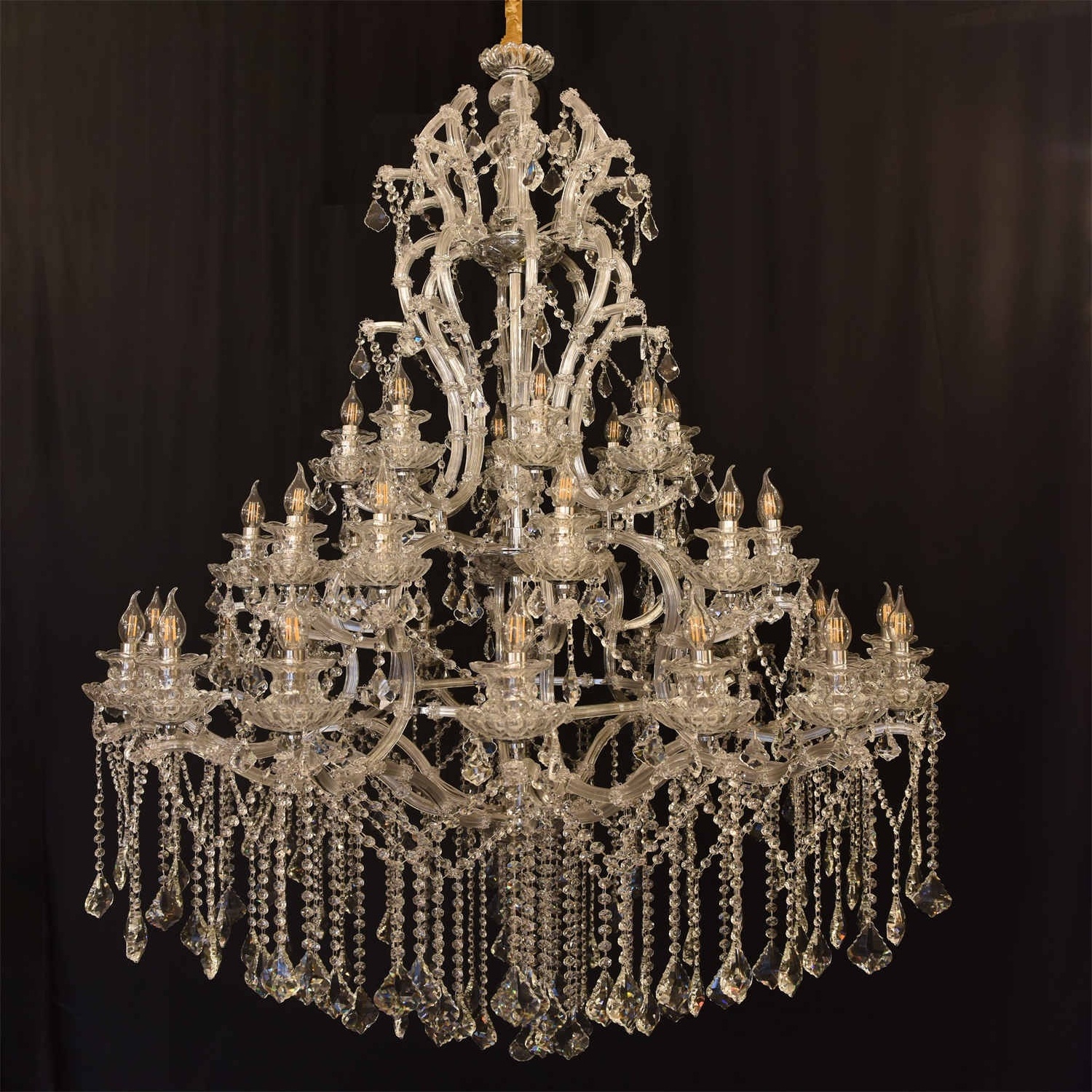 Indoor Decoration Fixture K9 Crystal Chandeliers Maria Theresa for Living Room Bedroom Villa Hotel hall large decor light