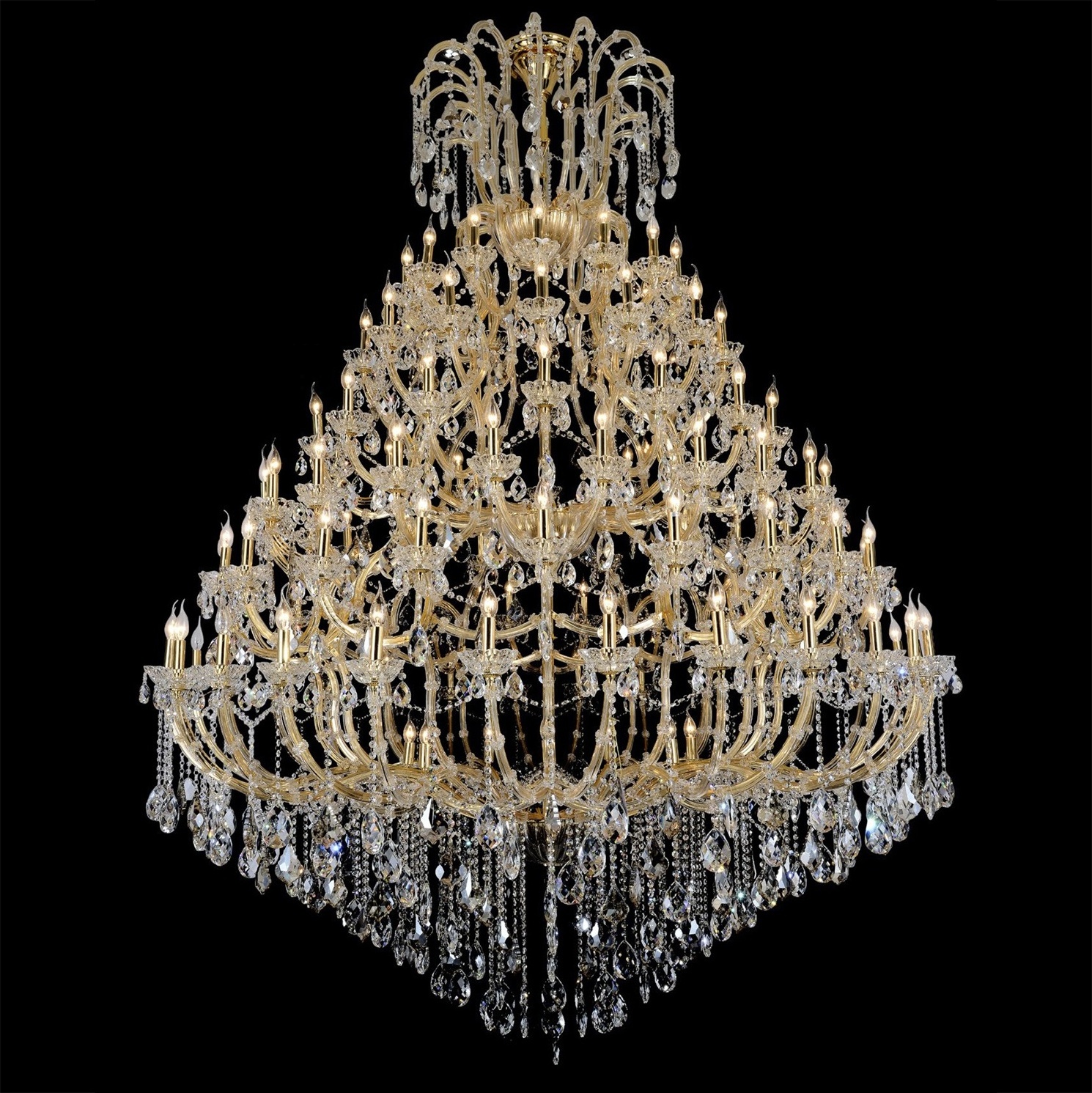 custom Maria Theresa Crystal Chandelier Luxury Cristal Pendant Lighting for Hotel living room entryway ceiling home decor light