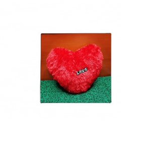 Stuffed toy heart crane machine heat heart shaped plush toys hot selling soft toy hippo stuffed loving hearts wholesale supplier