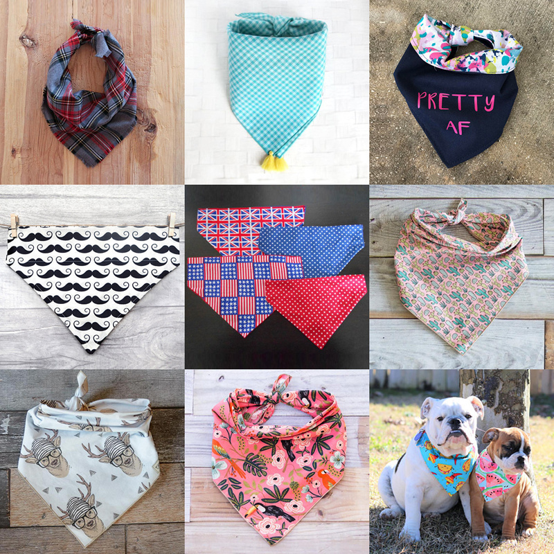 Christmas Dog Bandanas Printed Stylish Design Pets Bandana for All Occasions Manufacturer Wholesaler Best Price