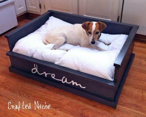 Handmade dog bed custom breathable pet sofa beds dual use double sided rectangle pets cats bed's dogs products