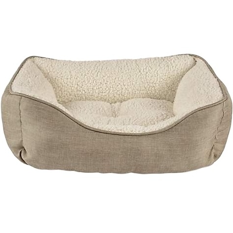 Rectangle dog bed luxury chew proof soft pet beds washable large dogs for adults puppies pets accessories