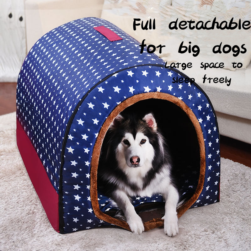 Pet houses furniture winter warm kennel pet nest cat sleeping bag for cats dogs house pet bed luxury