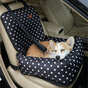 Factory sale  Removable  2024 new version pet dog car seat carrier bed soft pet car seat dog bed pet car seat bed