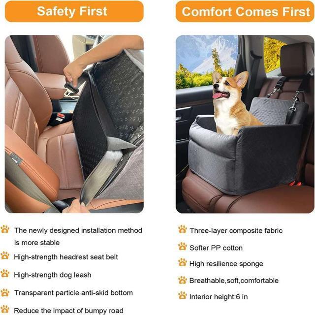 Pet Bucket Booster Seat Bed for Dogs Safety and Comfortable dog car seat for small dogs