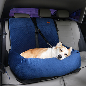 New design Factory sale  Large dog durable Washable pet dog car seat carrier bed soft travel safe pet bed for car