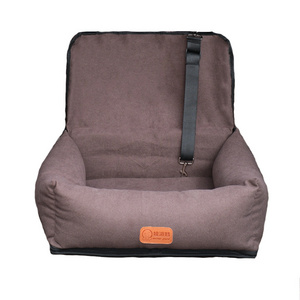 Pet Bag Booster seat Travel Safety Dog Bed for Car with Storage Pocket and Safe Leash dog car seat