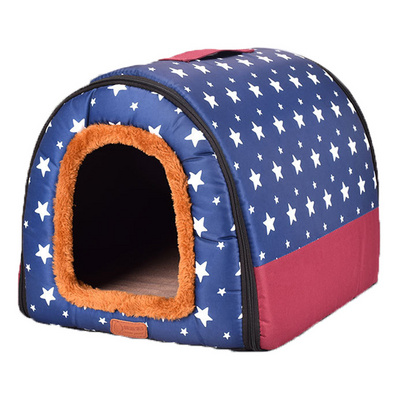 Pet houses furniture winter warm kennel pet nest cat sleeping bag for cats dogs house pet bed luxury