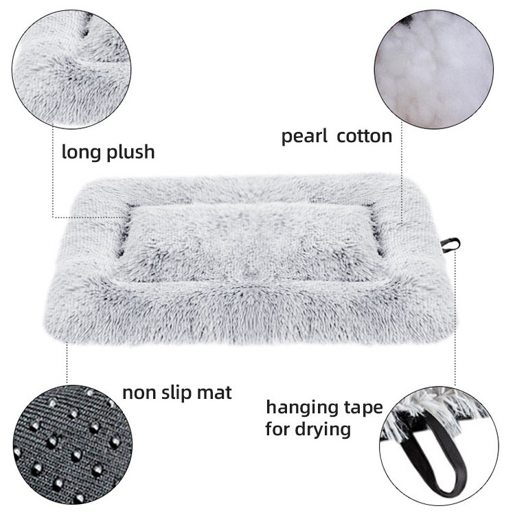 Self Heating Warming Pet Mat Washable Innovative Large Fluffy bed dog Non-Electric Self Warming Pet Pad Dog Beds