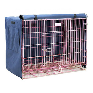 Waterproof Polyester Pet Cages Houses Cover Guard Boxes Dog Crate Cover Universal Dog Metal Outdoor Cooling Solid Cat Furniture