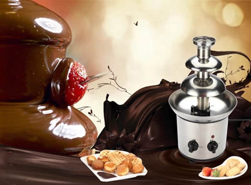 3 Tiers Stainless Steel Chocolate Fountain