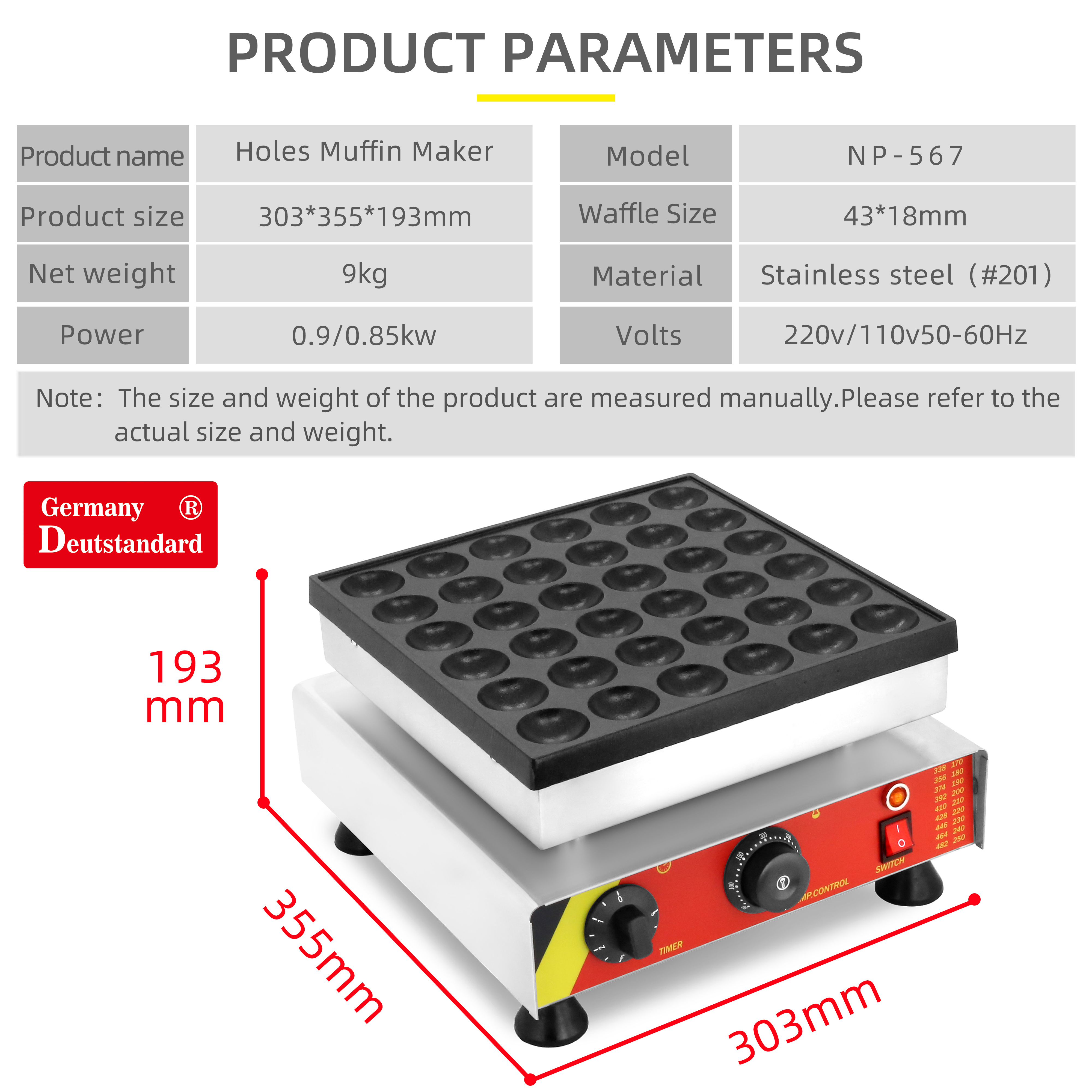 New product poffertjes machine 36 holes mini pancake maker for sale