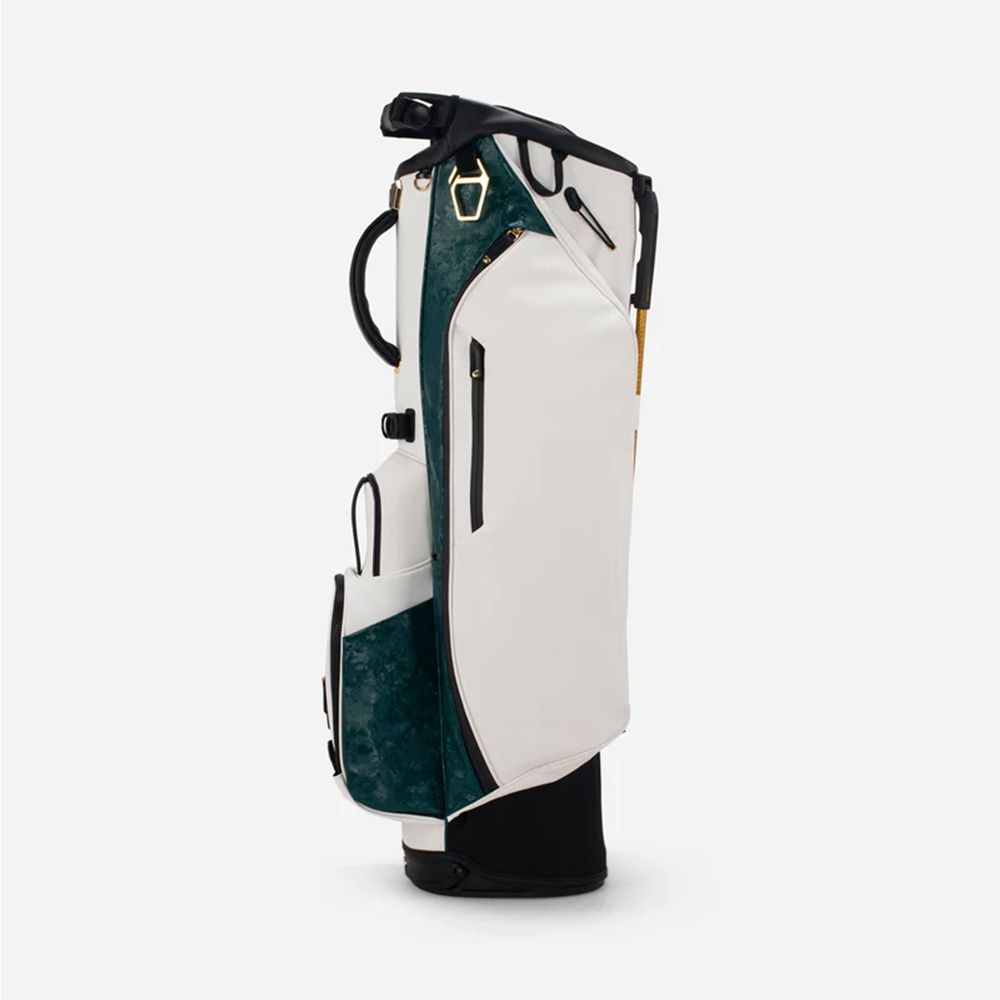 PRIMUS GOLF Plain blank white green custom leather golf bag lightweight waterproof golf stand bag