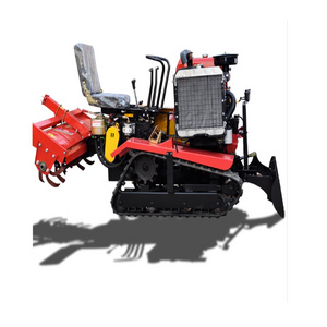 Ride crawler micro-tiller multifunctional agricultural rotary tiller