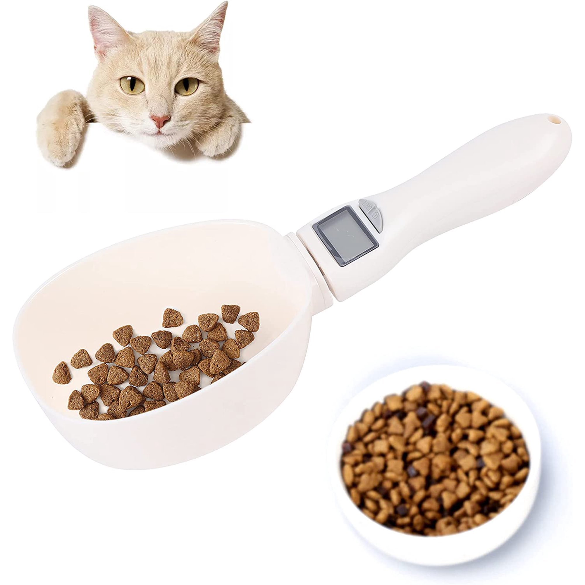 Balacoo Precise Dog Food Measuring Cup Measuring Spoons Electronic Weighted Spoon, Food Scales Digital Weight Grams