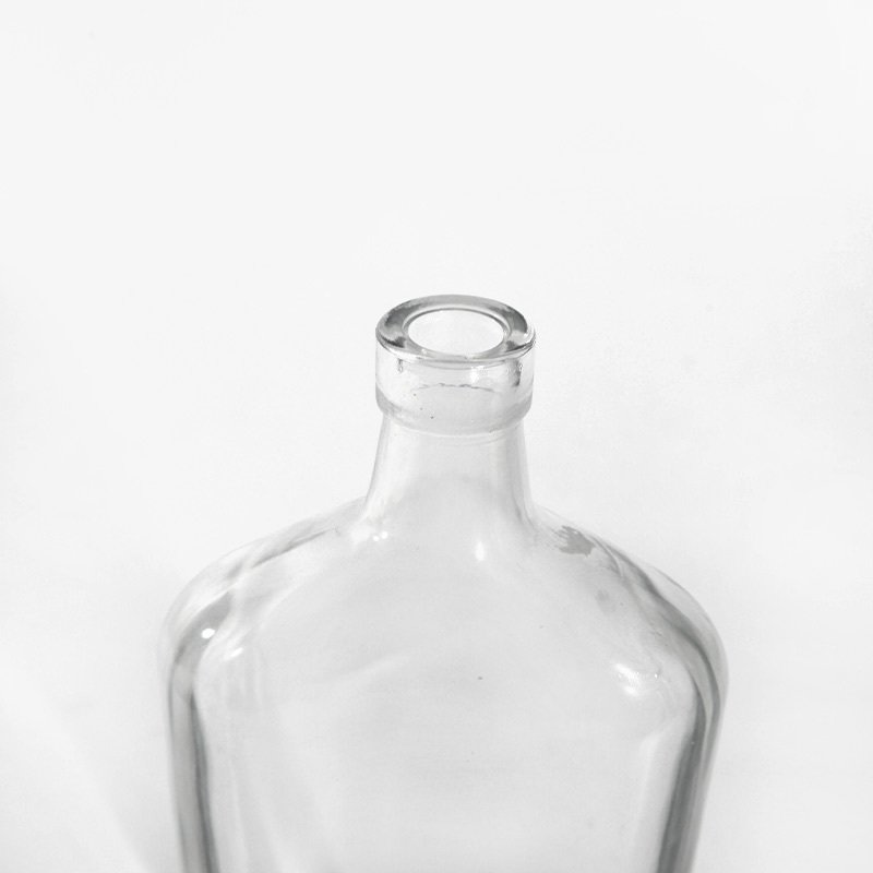 glass wine bottle liquor alcohol guzzle liquor for vodka gin whiskey spirit glass bottle white spirit bottles 500ml