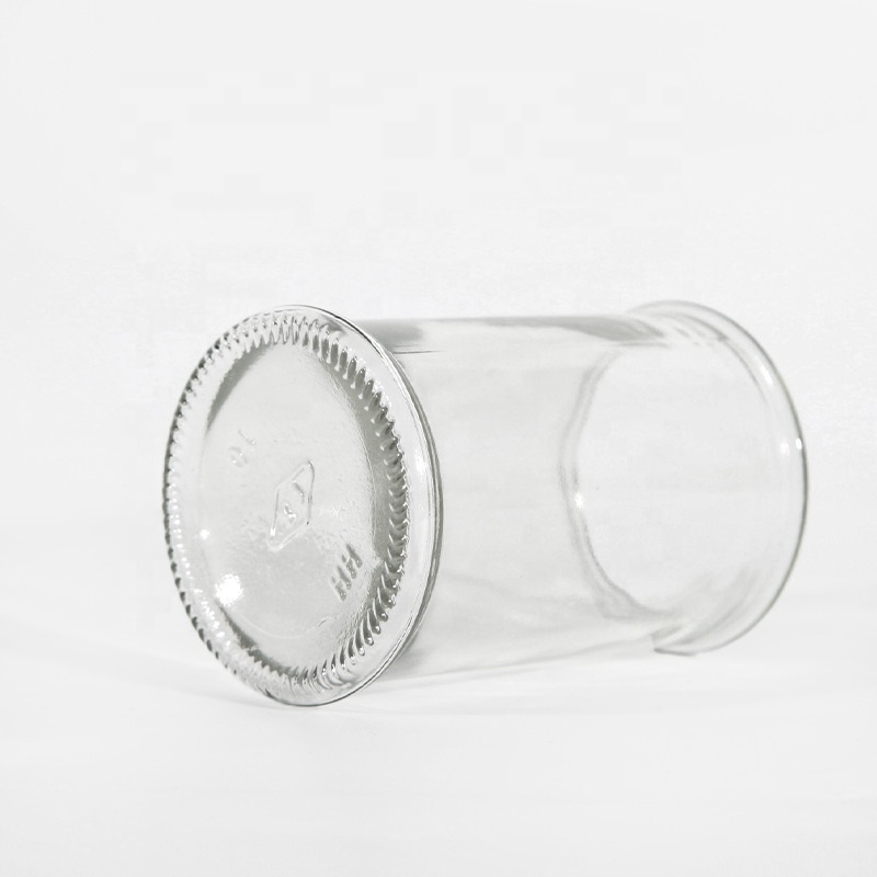 5oz New products glass tumbler jar oxford candle holder with lid