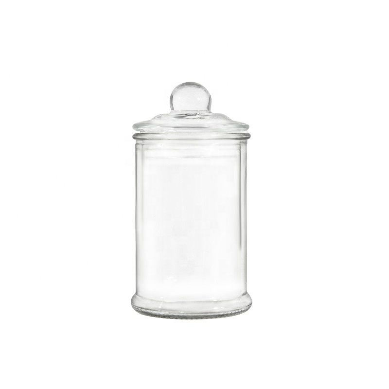 5oz New products glass tumbler jar oxford candle holder with lid