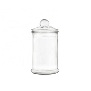 5oz New products glass tumbler jar oxford candle holder with lid