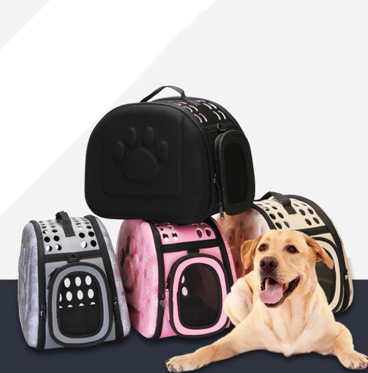 Portable EVA Pet Dog Puppy Cat Foldable Carrier Carrying Bag Cage Tote Handbag