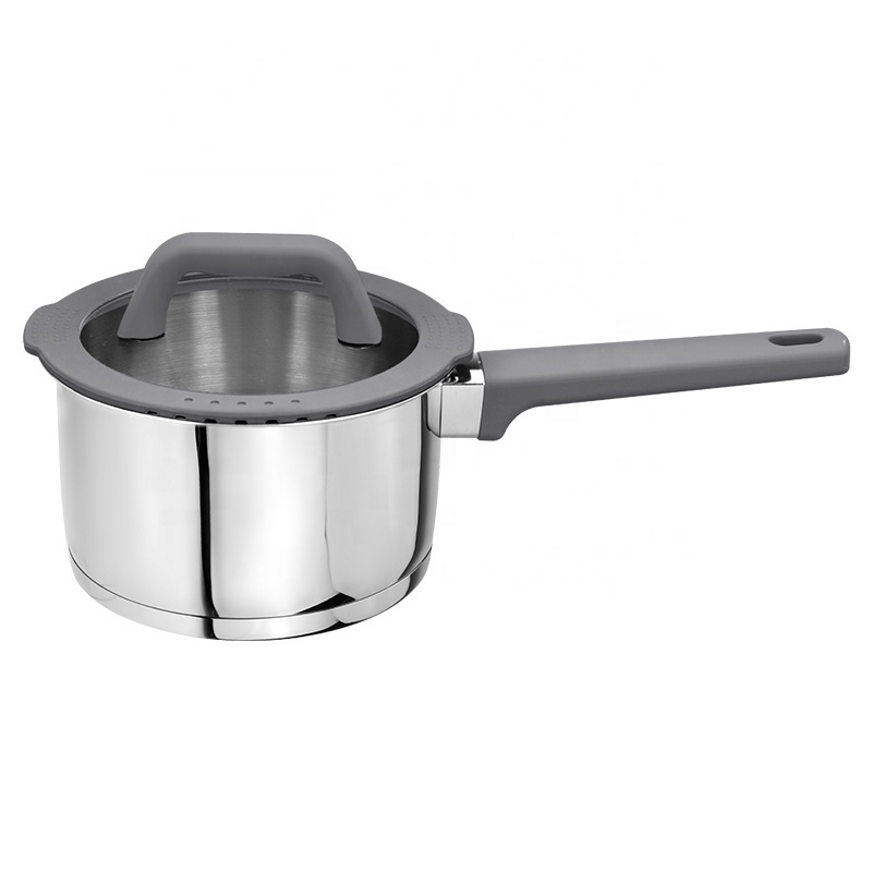 American Style Kitchenware Stainless Steel Sauce pan 1.5QT 16cm Deep Stainless Steel Milk Pans