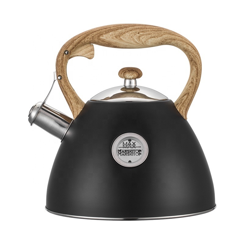 Realwin wholesale induction tea water kettle stove top stainless steel teapot whistling kettle