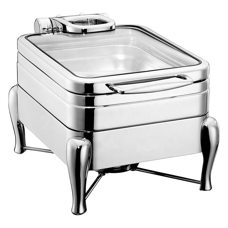 Commercial Used Food Buffet Stainless Steel Chafing Dishes With Fuel Holders Professional Food Warmer Buffet Set