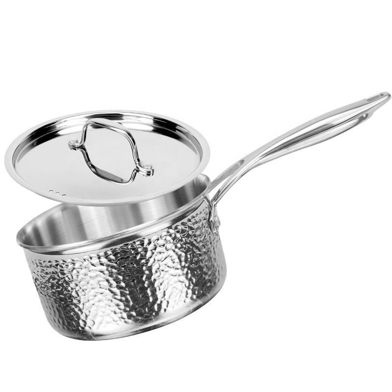 Wholesale 12pcs Luxury Kitchen 304 Triply stainless steel Cooking Ware Pots And Pans Cookware Set