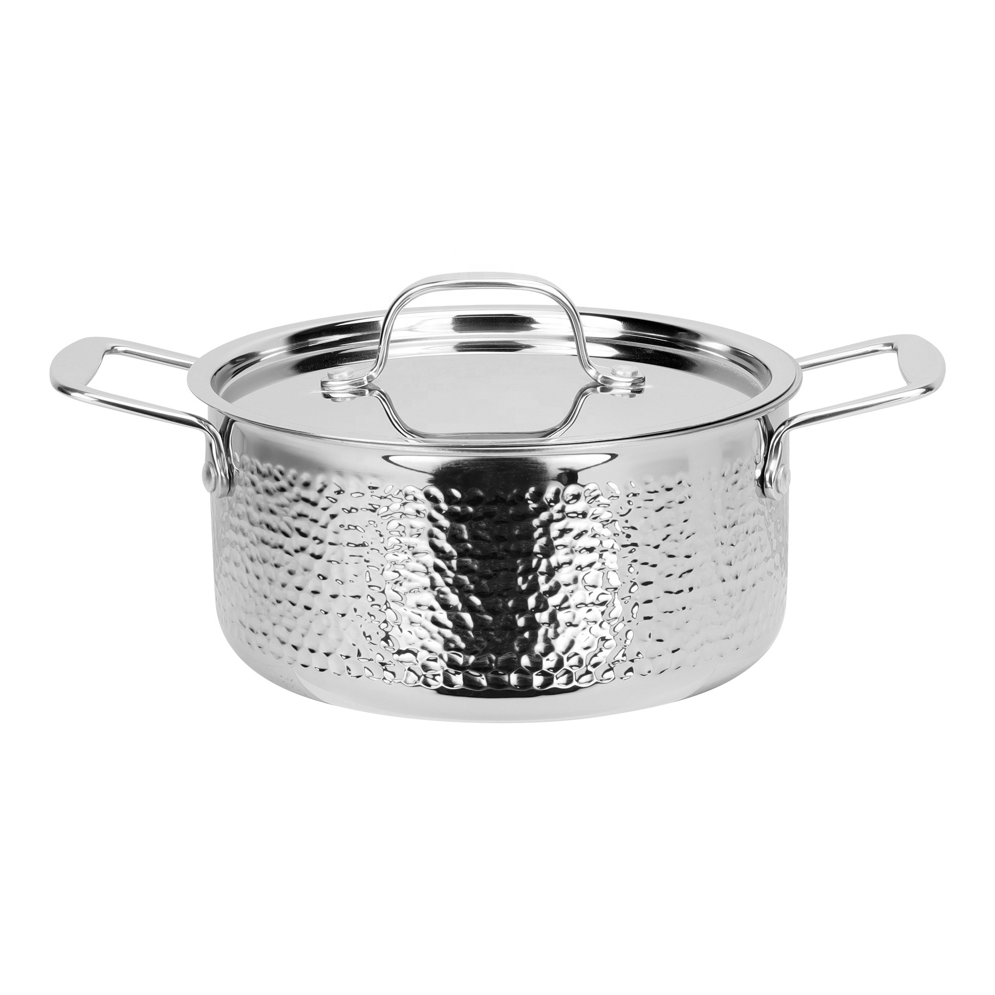 Wholesale Cookware Manufacturers Cooking Pot Sauce Pan Triply Stainless Steel Cookware Set For Home Kitchen