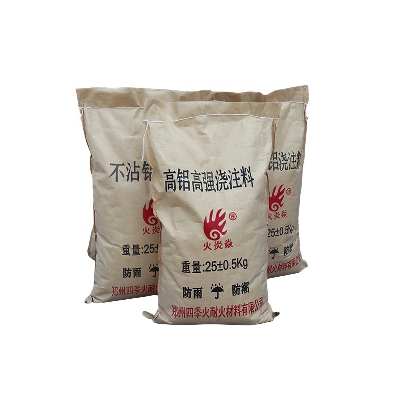 2024  High Performance  high alumina low cement refractory castable price