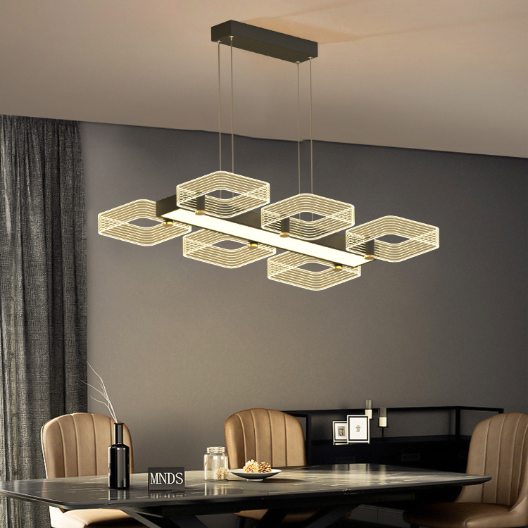 Popular Indoor Decoration Living Room Dining Room 54W 72W LED Contemporary Chandelier Light