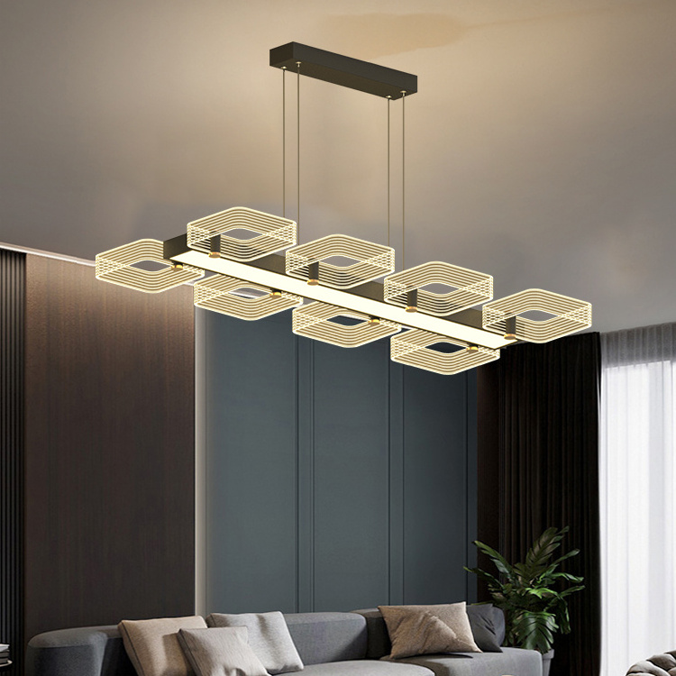 Popular Indoor Decoration Living Room Dining Room 54W 72W LED Contemporary Chandelier Light