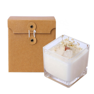 wholesale private label mini flower home fragrance wedding aromatherapy bulk order decorative beeswax coconut soy wax candle