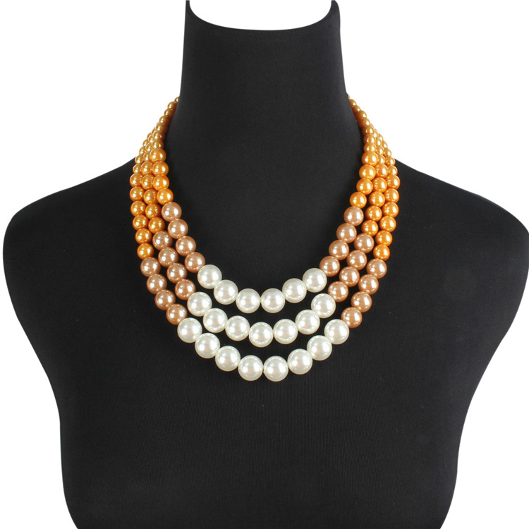 Fashion Women Newest  keshi pearl necklace jewelry set pearl necklace