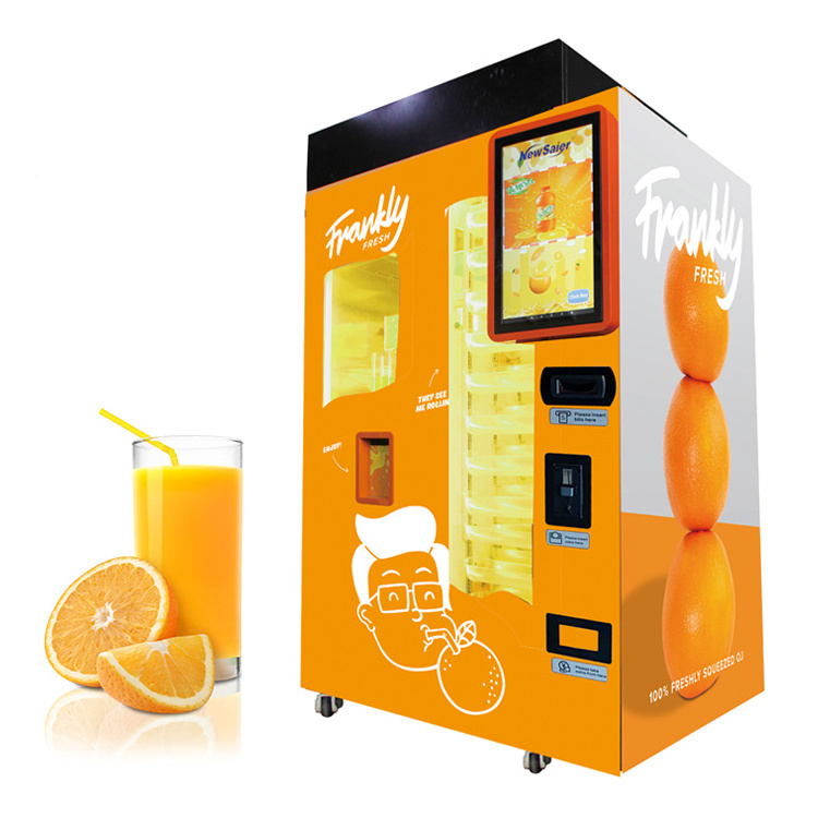 fresh squeezed orange juice fruit vending machine