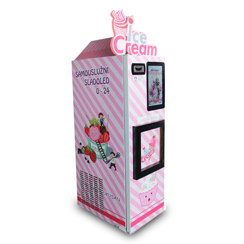 NEW Robot self-service Automatic Ice Cream Vending Machine