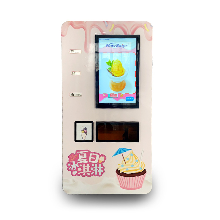 fully automatic soft ice cream maker vending machine for sale